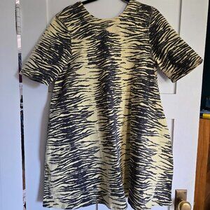 GANNI denim mini dress sz 38/L